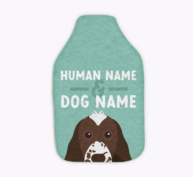 Human and Dog Names: Personalised {breedFullName} Hot Water Bottle